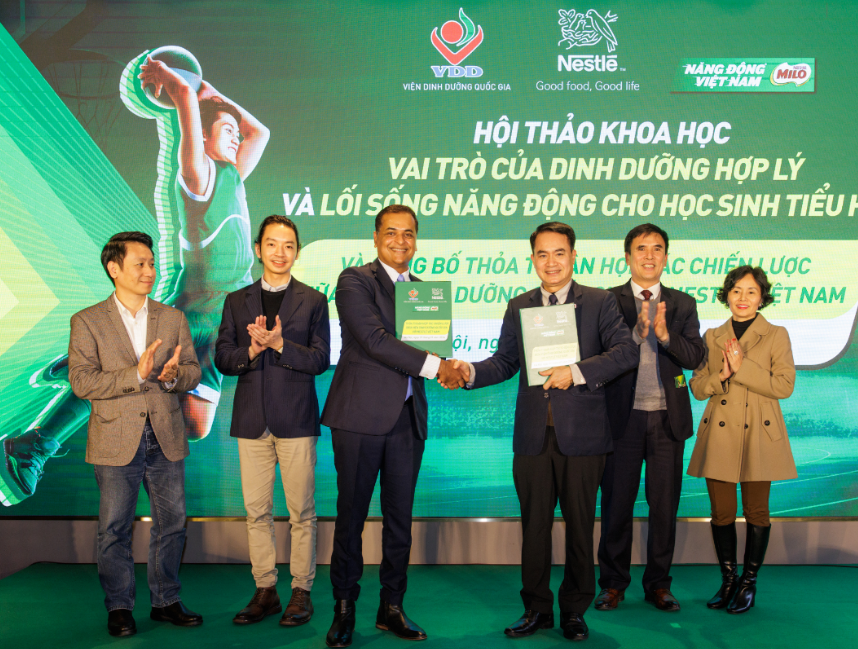 Viện Dinh dưỡng và công ty TNHH Nestlé Việt Nam chính thức ký kết thỏa thuận hợp tác dài hạn