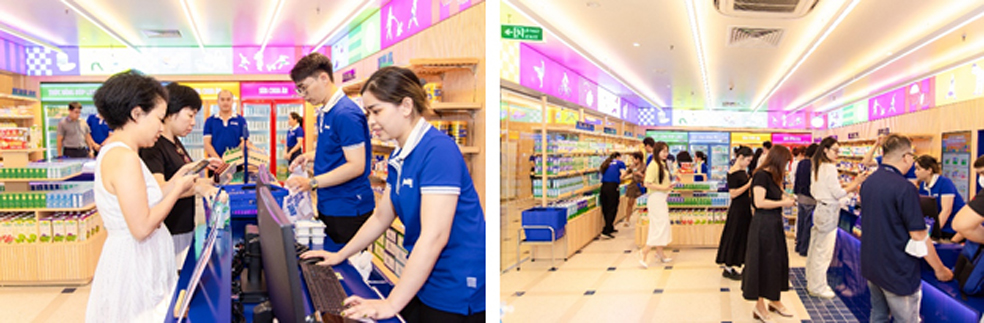 Cửa hàng giới thiệu sản phẩm Vinamilk được thay đổi diện mạo, mang đến trải nghiệm mua sắm mới lạ cho người tiêu dùng