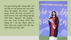 Gặp gỡ Nguyễn Thị Hường - Á khóa Học viện Nông nghiệp Việt Nam năm 2023