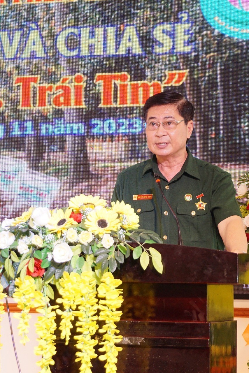 Ông Nguyễn Công Trung - Chủ tịch Câu lạc bộ “Trái tim Người lính miền Tây”