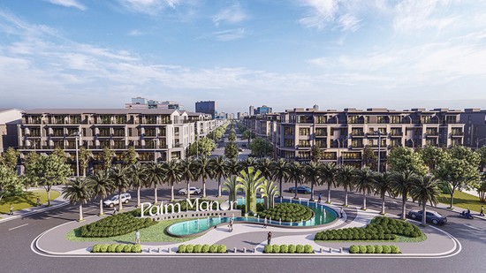 Dự án Khu đô thị Tây Nam Việt Trì- Palm Manor có tổng diện tích 56,4ha