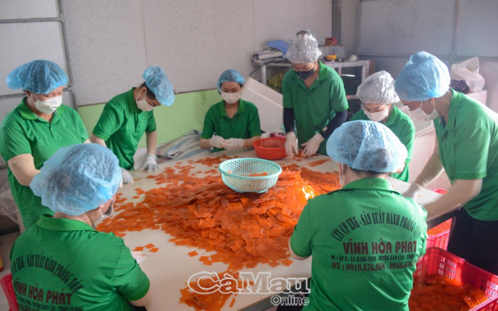 Năm 2024, Công ty Cổ phần Xuất nhập khẩu Vĩnh Hoà Phát đăng ký nâng hạng lên 5 sao đối với bánh phồng tôm; nâng hạng 4 sao đối với sản phẩm bánh phồng chuối và bánh phồng môn.
