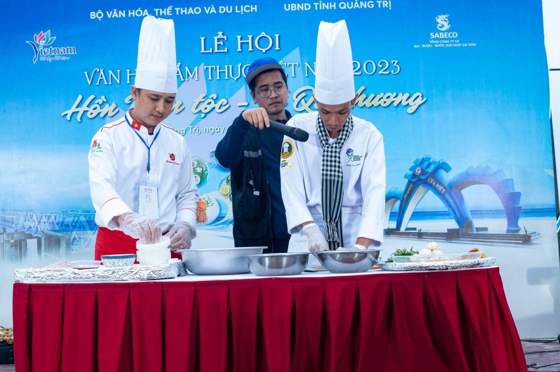 Quảng diễn ẩm thực Bình Dương ở Lễ hội Văn hóa ẩm thực 2023 tại Quảng Trị