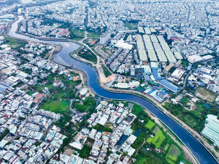 Dự án cải tạo kênh Tham Lương - Bến Cát - rạch Nước Lên là dự án trọng điểm thuộc đề án chống ngập và xử lý nước thải giai đoạn 2020 - 2045