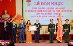 Phú Thọ: Huyện Thanh Ba được công nhận huyện đạt chuẩn nông thôn mới