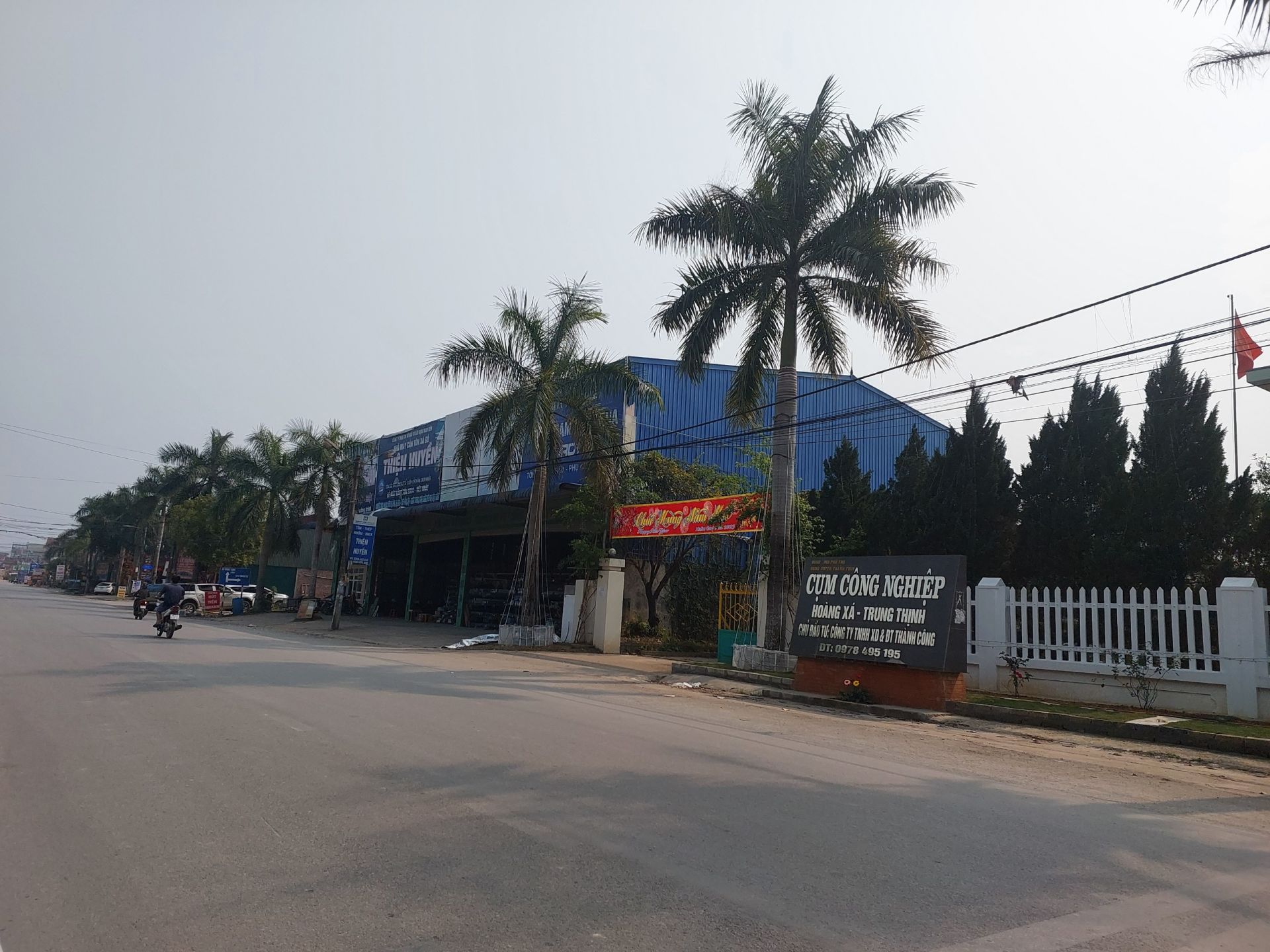 Cụm công nghiệp Hoàng Xá, xã Hoàng Xá, huyện Thanh Thủy