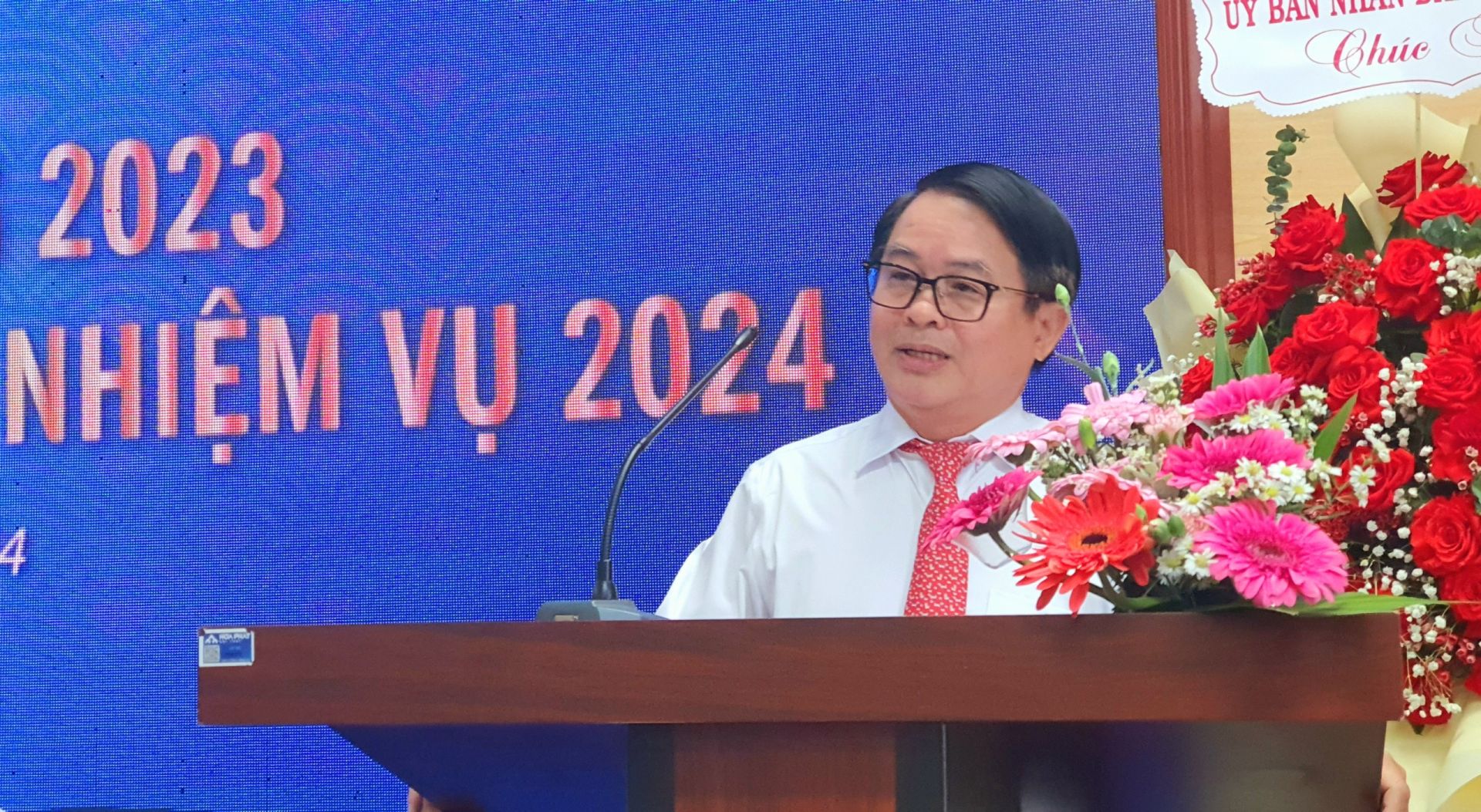 Chủ tịch Hiệp hội doanh nghiệp Đắk Lắk Huỳnh Văn Dũng thông tin về một số nhiệm vụ trọng tâm năm 2024