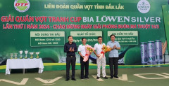 Đắk Lắk tổ chức thành công Giải Quần vợt mở rộng tranh Cup Bia Lowen Silver lần thứ I năm 2024