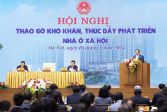 Thủ tướng Phạm Minh Chính chủ trì Hội nghị tháo gỡ khó khăn, thúc đẩy phát triển nhà ở xã hội