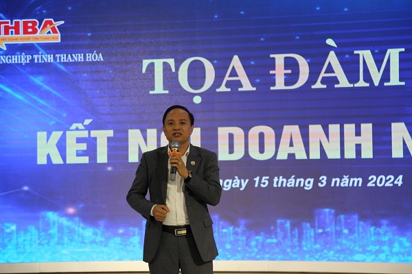 Ông Trịnh Xuân Lượng, PCT Thường trực Hiệp hội doanh nghiệp Bỉm Sơn. Đây là một trong những Hội doanh nghiệp có số lượng hội viên tương đối đông (246 hội viên).