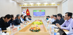 Bắc Giang: Đoàn lãnh đạo cao cấp của KOICA (Hàn Quốc) làm việc tại Trường Cao đẳng công nghệ Việt - Hàn