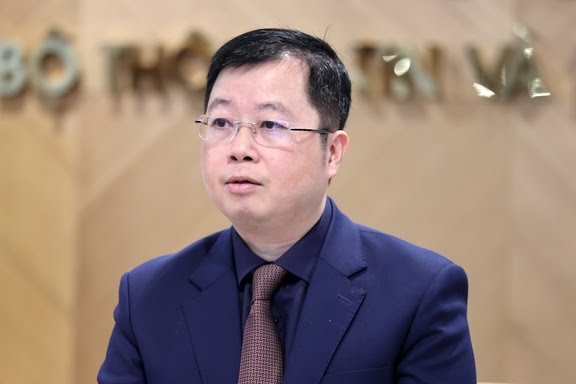 Thứ trưởng Bộ TT-TT Nguyễn Thanh Lâm phát biểu chỉ đạo tại lễ phát động.