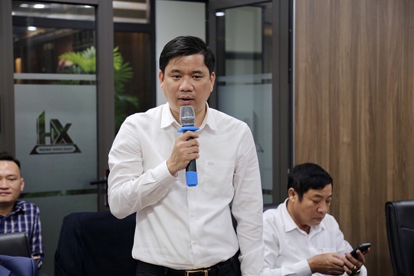 Ông Đỗ Đình Hiệu, Giám đốc VCCI Thanh Hoá - Ninh Bình phát biểu