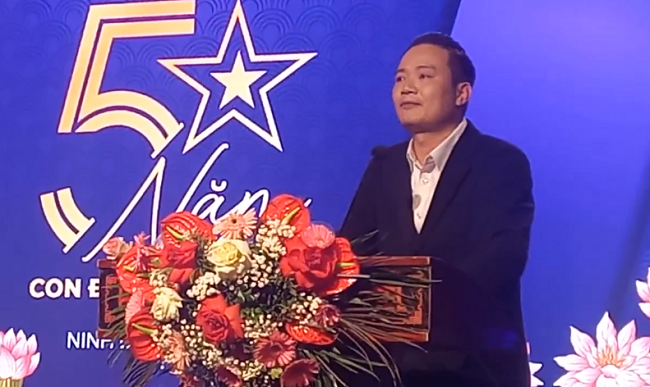 ông Nguyễn Tất Tùng - Chủ tịch HĐQT Natrumax Việt Nam phát biểu ý kiến tại Lễ ký kết