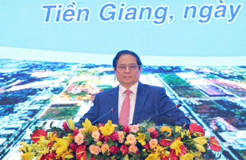 Prime Minister Pham Minh Chinh delivered a speech directing the conference