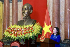 Quyền Chủ tịch nước Võ Thị Ánh Xuân gặp mặt đoàn đại biểu Hội Doanh nhân trẻ Việt Nam