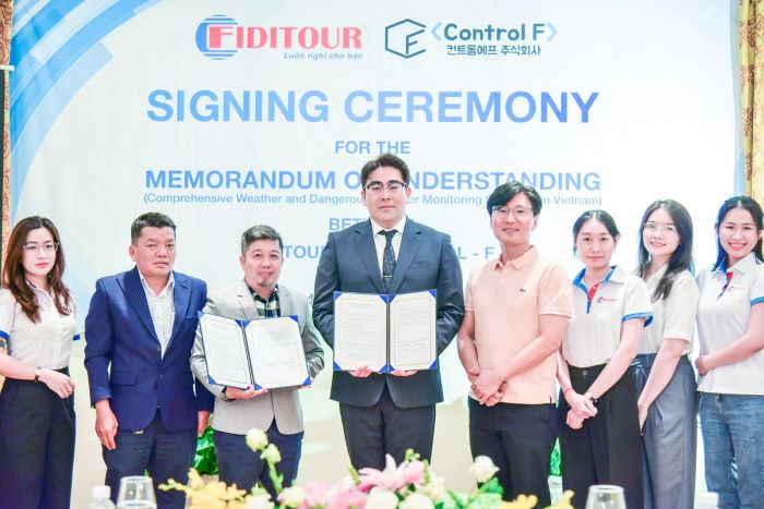 Fiditour and Control F signed a memorandum of understanding to mark the cooperation between the two sides on the afternoon of April 1, 2024