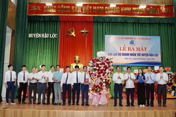 Câu lạc bộ Doanh nhân trẻ huyện Hậu Lộc có 36 thành viên