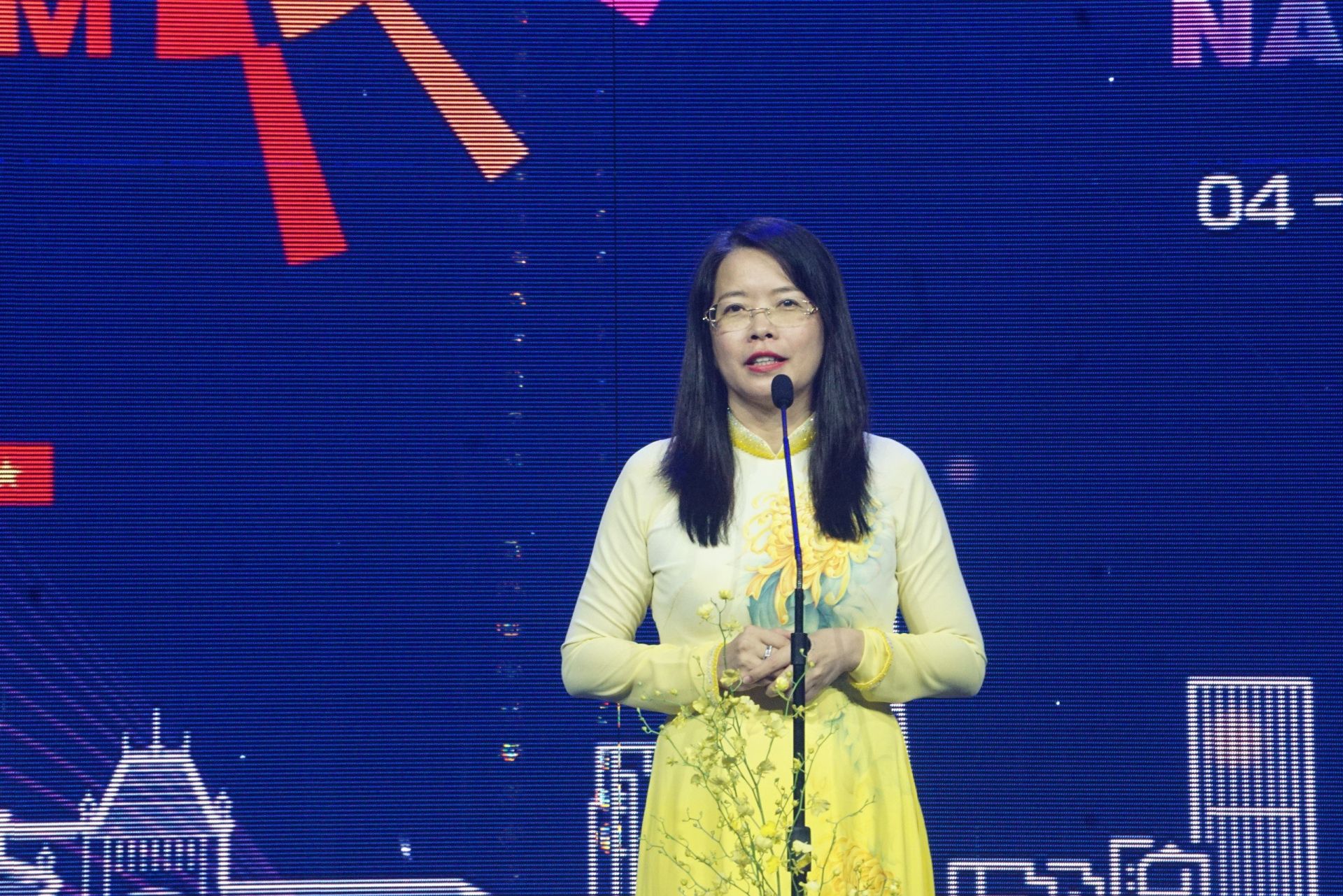 Ms Nguyen Thi Anh Hoa - Director of the Ho Chi Minh City Department of Tourism speaks at the Closing Ceremony