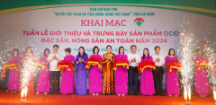 Hà Nam tổ chức khai mạc Tuần lễ giới thiệu và trưng bày sản phẩm OCOP, đặc sản, nông sản an toàn năm 2024
