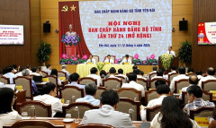 Khai mạc Hội nghị Ban Chấp hành Đảng bộ tỉnh Yên Bái lần thứ 24 (mở rộng)