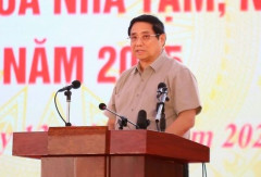 Thủ tướng Phạm Minh Chính phát động phong trào “Xóa nhà tạm, nhà dột nát” tại huyện Đà Bắc, tỉnh Hòa Bình