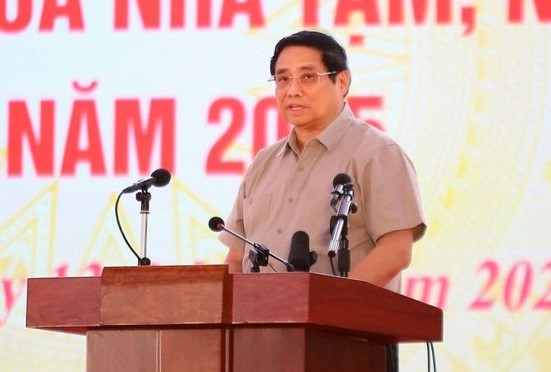 Thủ tướng Chính phủ Phạm Minh Chính, Chủ tịch Hội đồng Thi đua khen thưởng Trung ương phát động phong trào thi đua chung tay “Xóa nhà tạm, nhà dột nát” trên phạm vi cả nước từ nay đến năm 2025.