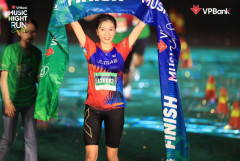 VĐV Phạm Thị Thúy Hạnh giành giải Nhất cự ly 21km VPBank Can Tho Music Night Run 2024