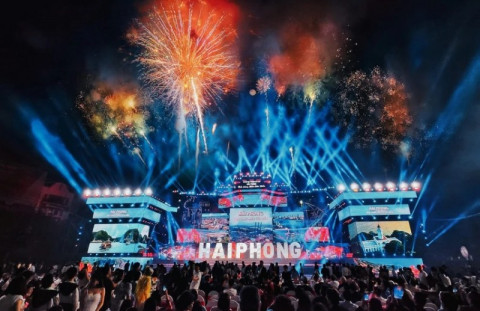 Hai Phong: High- and low-altitude fireworks display to be combined in the “Hai Phong - Heritage Illumination” art programme