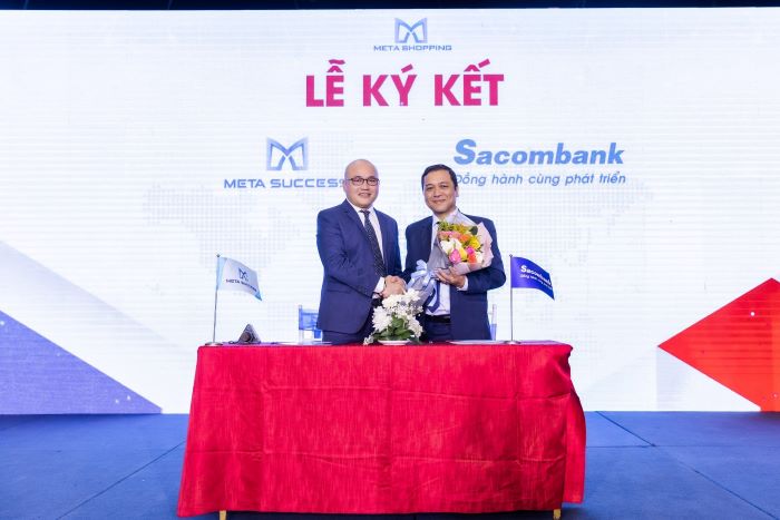 Meta Success signed a cooperation agreement with Saigon Thuong Tin Commercial Joint Stock Bank (Sacombank)