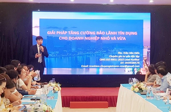 Ths Trần Văn Hiển - Phó Trưởng Ban Đào tạo và Hội viên, VINASME nêu lên 6 giải pháp tăng cường bảo lãnh tín dụng cho DNNVV