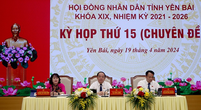 Yên Bái: Kỳ họp thứ 15 (chuyên đề) HĐND tỉnh khoá XIX thông qua 17 nghị quyết về cơ chế chính sách