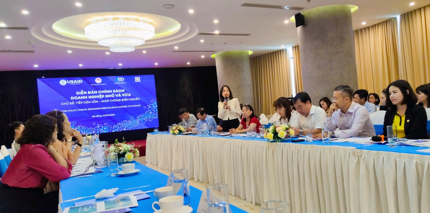 Ms Nguyen Thi Thanh Huong - Director of Bizciti Vietnam Company spoke at the forum