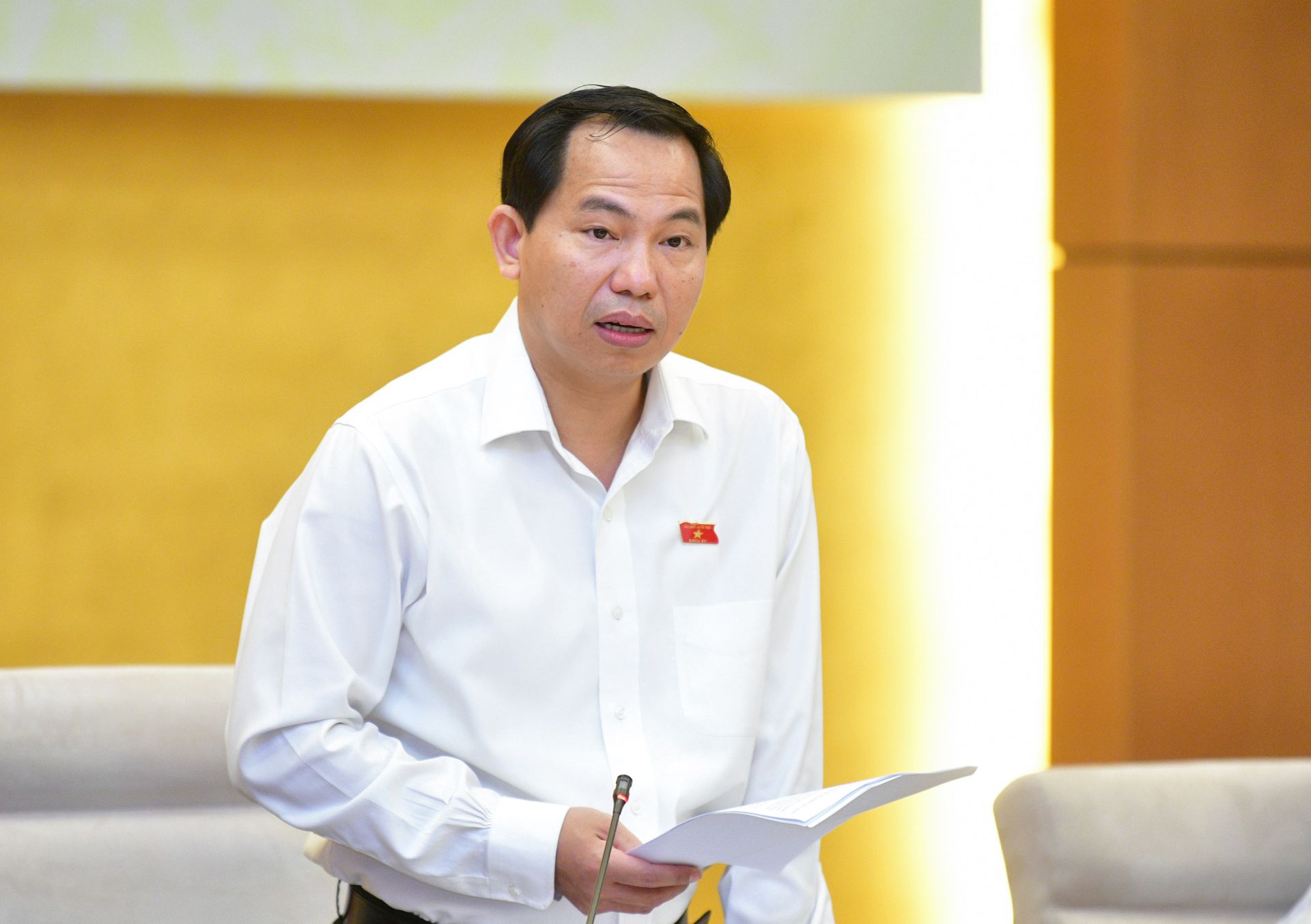 Chủ nhiệm Ủy ban Tài chính Ngân sách, ông Lê Quang Mạnh