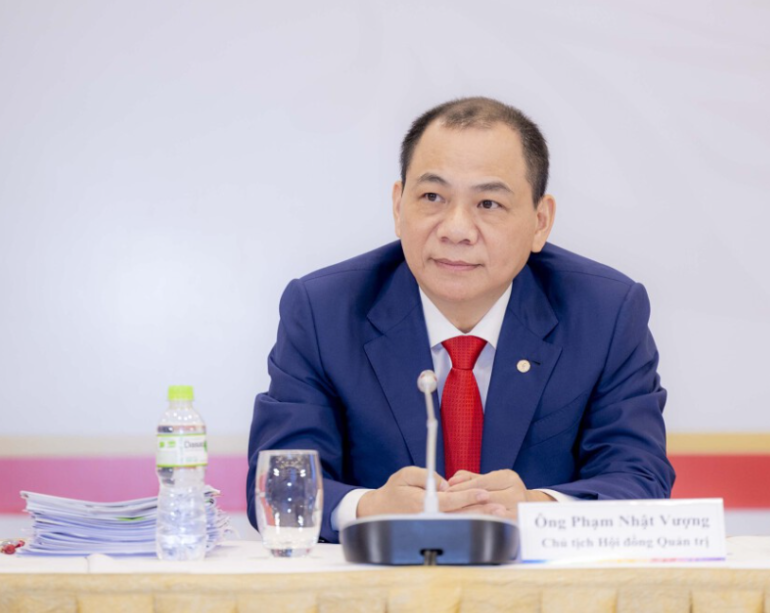 Chủ tịch Tập đoàn Vingroup Phạm Nhật Vượng: Không bao giờ buông VinFast