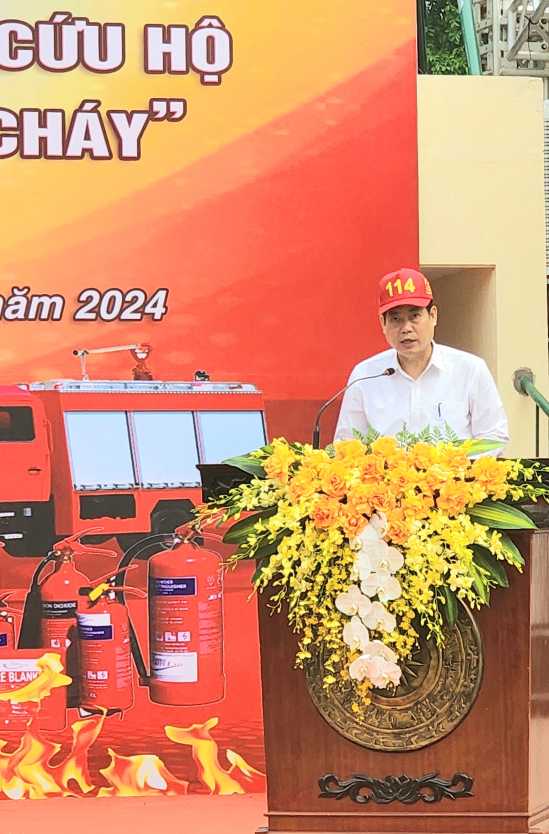 ông Nguyễn Văn Viển, Phó Chủ tịch UBND huyện Thủy Nguyên  phát