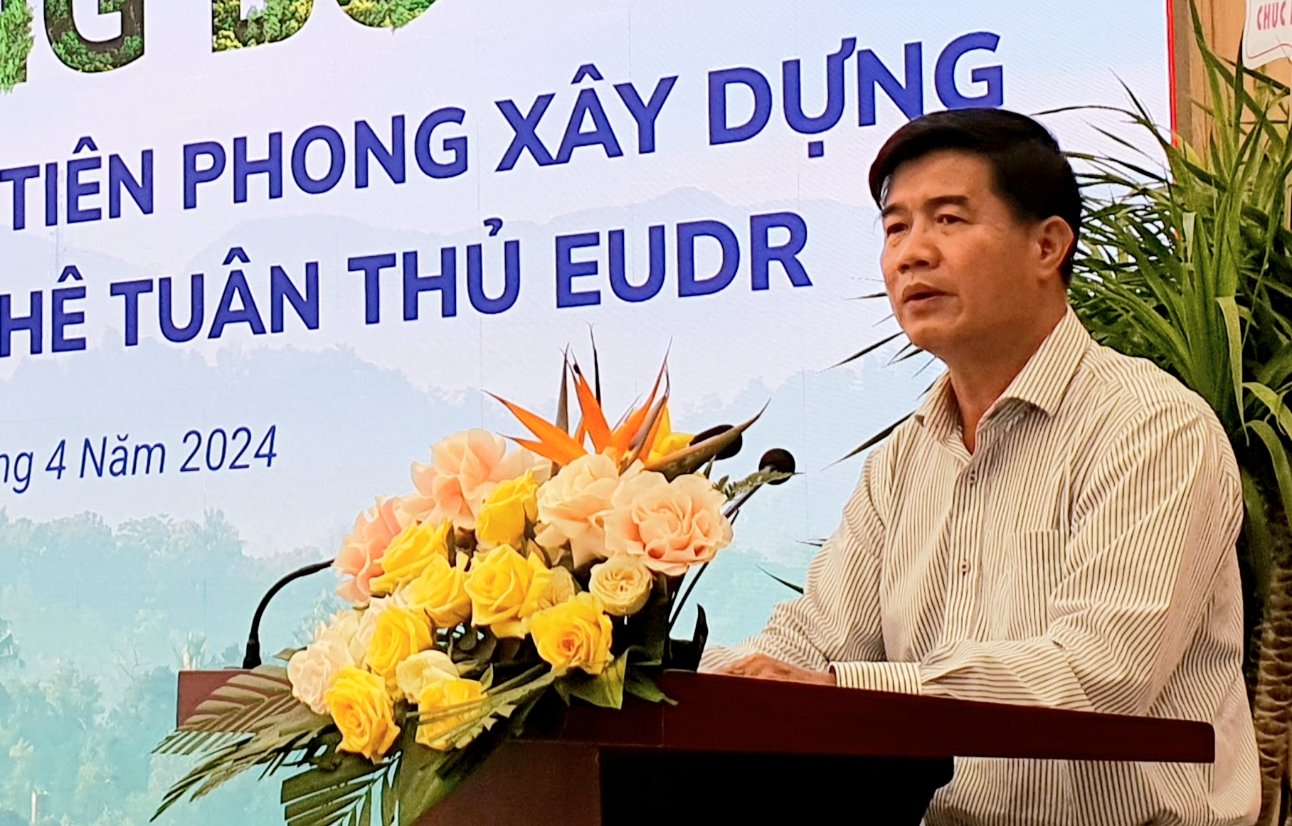 Mr Nguyen Thien Van - Vice Chairman of Dak Lak Provincial People’s Committee speaking