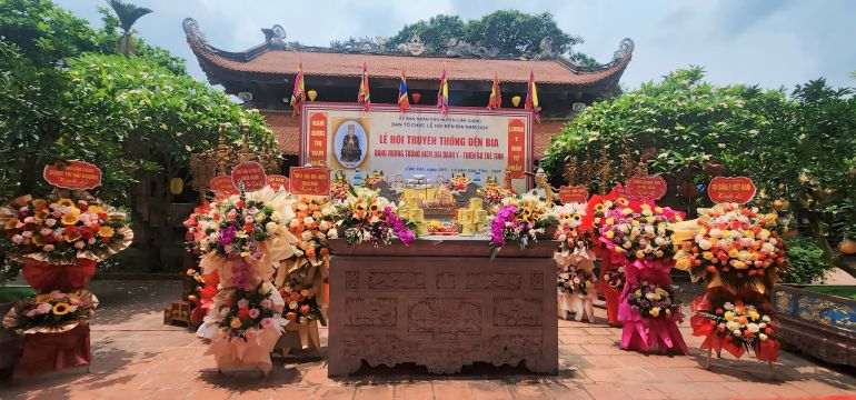 Lễ hội truyền thống đền Bia năm Giáp Thìn - 2024 được tổ chức theo quy mô cấp huyện diễn ra trong 3 ngày: Từ ngày 07/5 - 09/5/ 2024