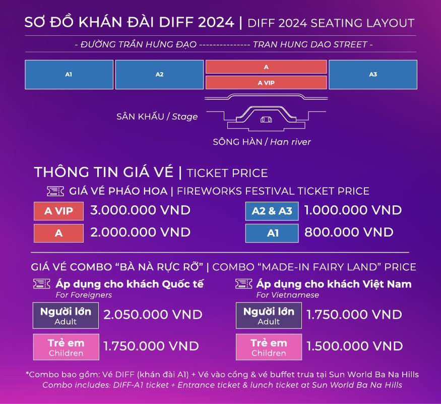 Thông tin lịch thi đấu chính thức của Lễ hội Pháo hoa quốc tế Đà Nẵng 2024