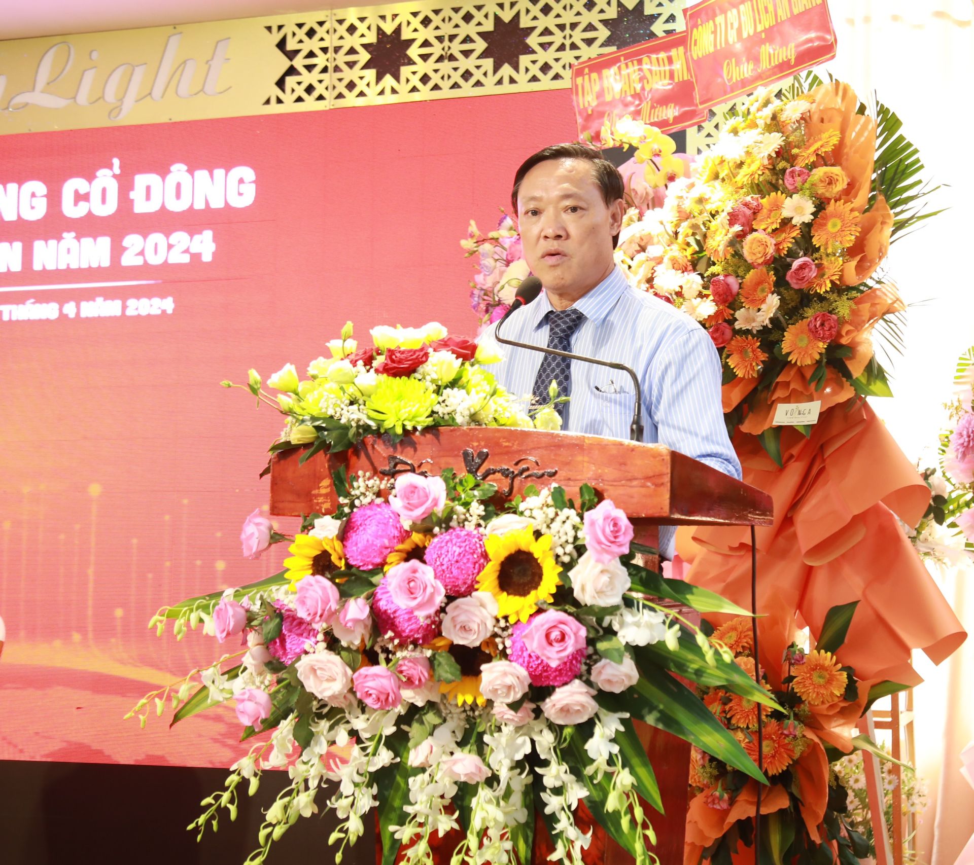 Ông Lê Văn Chung - Chủ tịch HĐQT Cty Trisedco phấn khởi với kết quả kinh doanh 2024