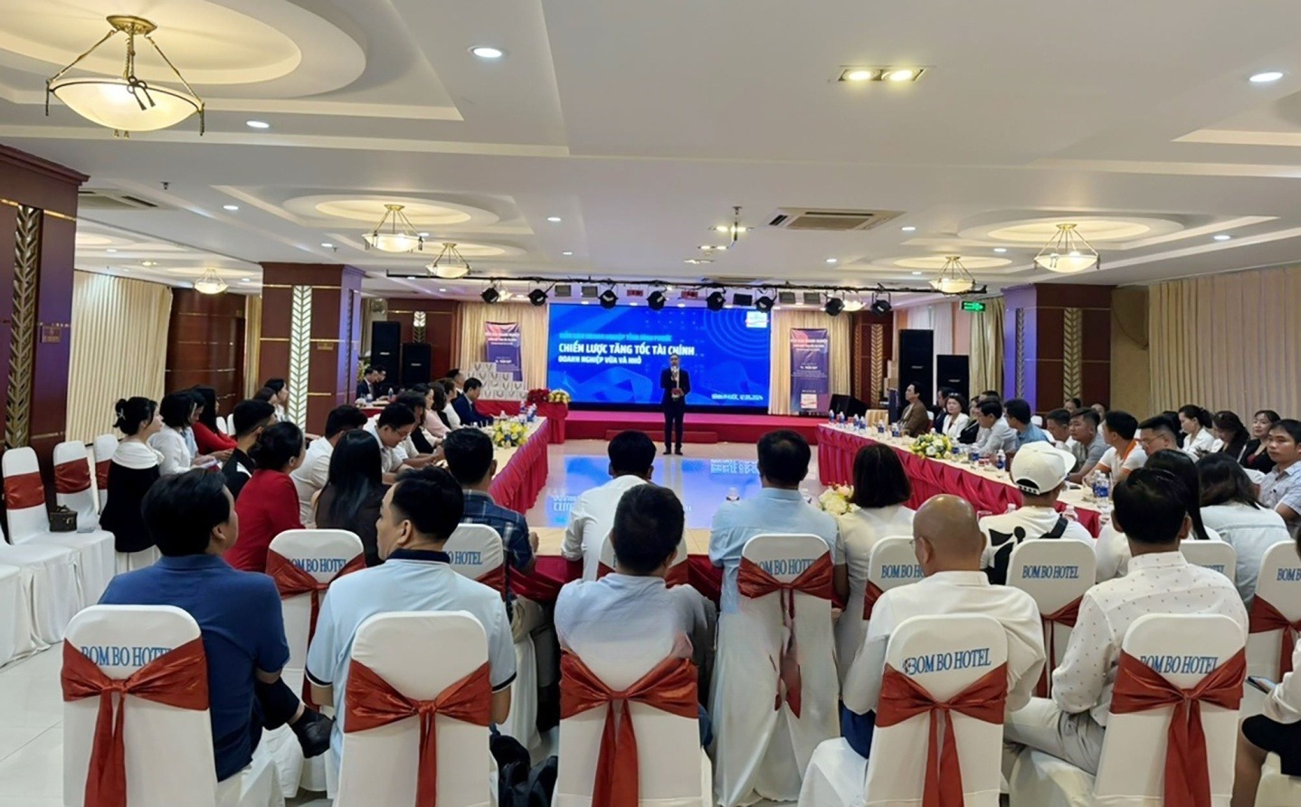 Chương trình có sự tham dự của hơn 60 doanh nghiệp vừa và nhỏ tại tỉnh Bình Phước