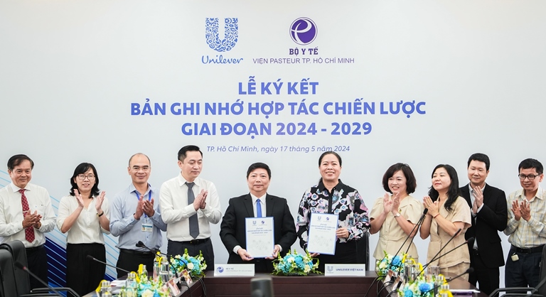 Unilever Việt Nam cùng Viện Pasteur TP. HCM đồng hành cải thiện chất lượng cuộc sống, nâng cao sức khỏe người Việt