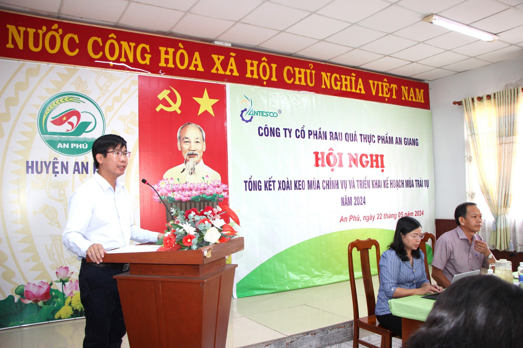 Tổng Giám đốc Công ty Antesco Nguyễn Hoàng Minh phát biểu về liên kết của công ty trong thời gian tới