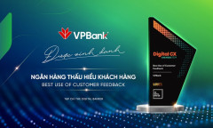 VPBank - Ngân hàng đầu tiên tại Việt Nam giành giải thưởng “Ngân hàng thấu hiểu khách hàng"
