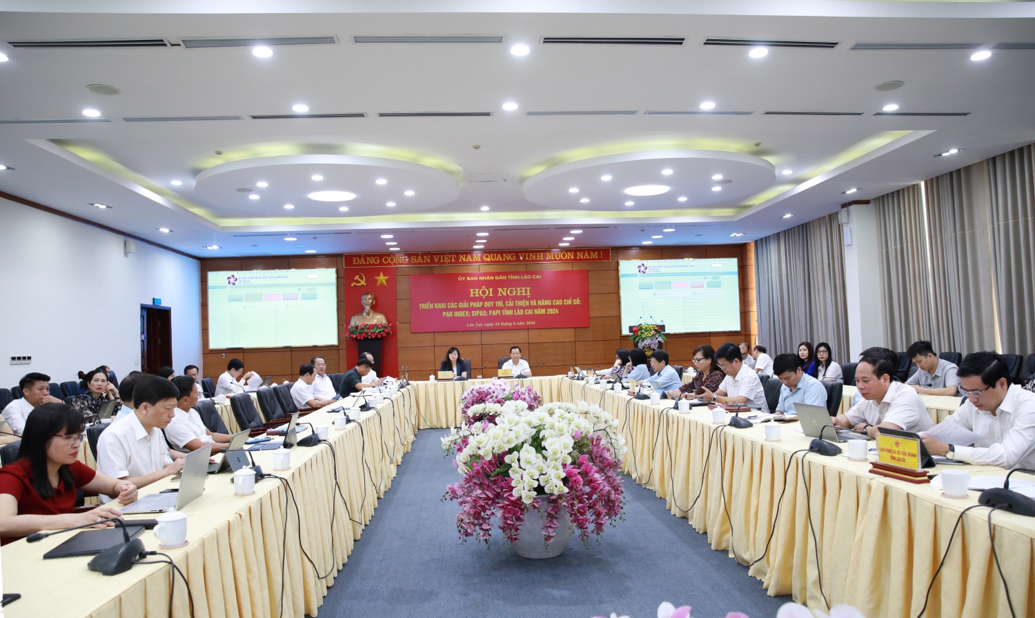 Hội nghị triển khai các giải pháp duy trì, cải thiện và nâng cao chỉ số PAR INDEX, SIPAS, PAPI tỉnh Lào Cai