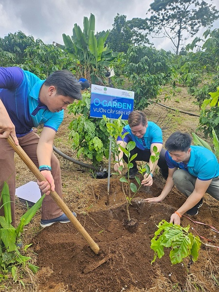 Vườn cây O.Garden đầu tiên do OPES tài trợ tại Lâm Đồng, góp phần kiến tạo một tương lai bền vững cho người dân địa phương