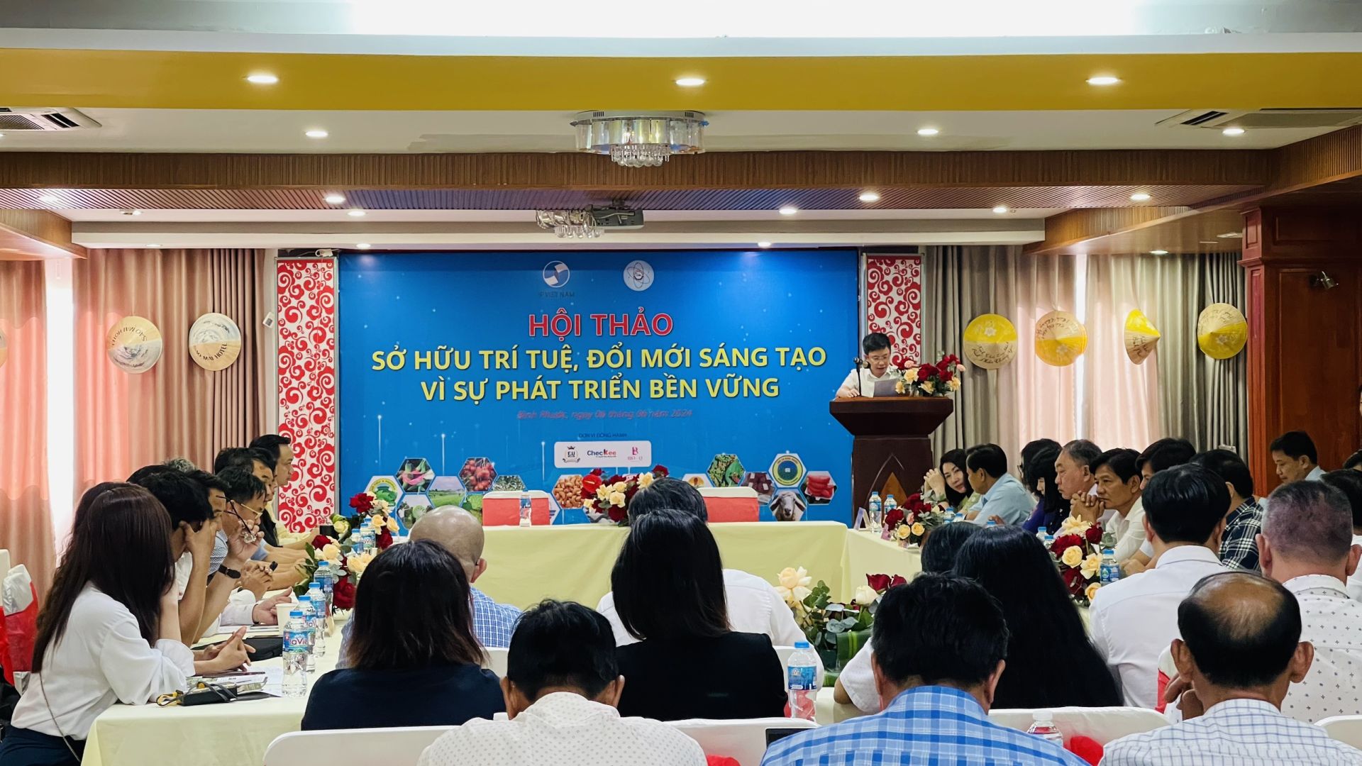 Hội thảo “Sở hữu trí tuệ, đổi mới sáng tạo vì sự phát triển bền vững” diễn ra tại Bình Phước, sáng 6/6