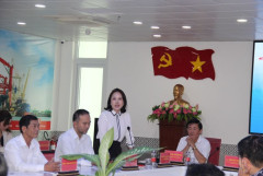 Đoàn công tác của Cơ quan thường trực khu vực miền Nam- Ban Tuyên giáo Trung ương và cơ quan báo chí thăm tỉnh Long An