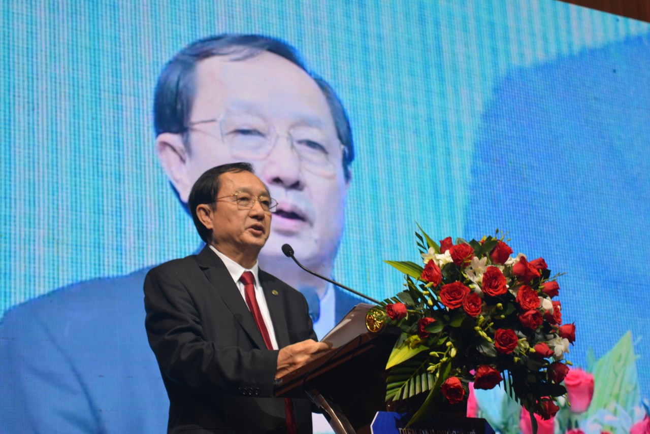 Bộ trưởng Bộ Khoa học và Công nghệ Huỳnh Thành Đạt phát biểu tại buổi khai mạc Diễn đàn Quốc tế về Kinh doanh sáng tạo – International Innovative Business Forum (IIBF) 2024 . Ảnh- Bích Liên