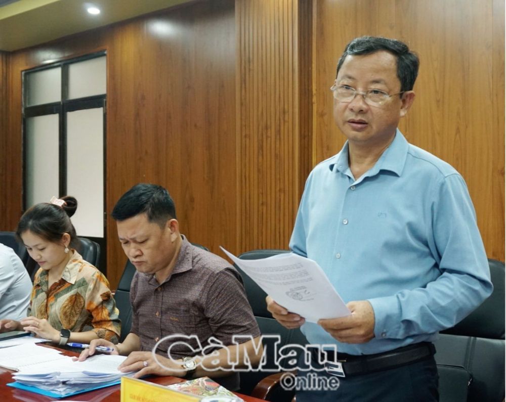 Ông Nguyễn Quốc Thanh, Giám đốc Sở Lao động - Thương binh và Xã hội, phát biểu chỉ đạo tại hội nghị.